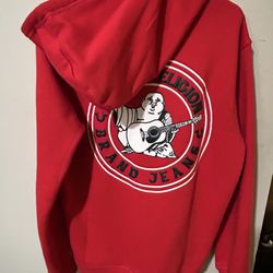 Red True Religion Zip-Up