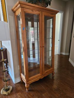 Estate items: bedroom, dresser, tables, lamps, side tables. Armoire, couch