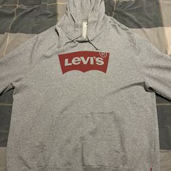 100% Cotton Levi’s Grey Hoodie