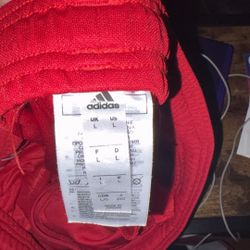 red adidas sweat pants 