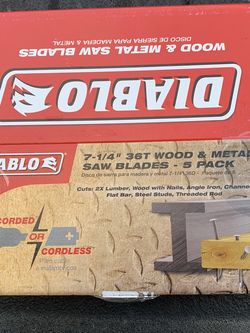7-1/4” Diablo Blades