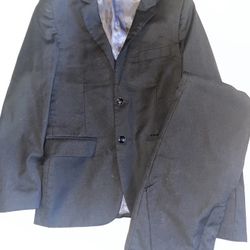 Boys Black 3 Piece Suit 