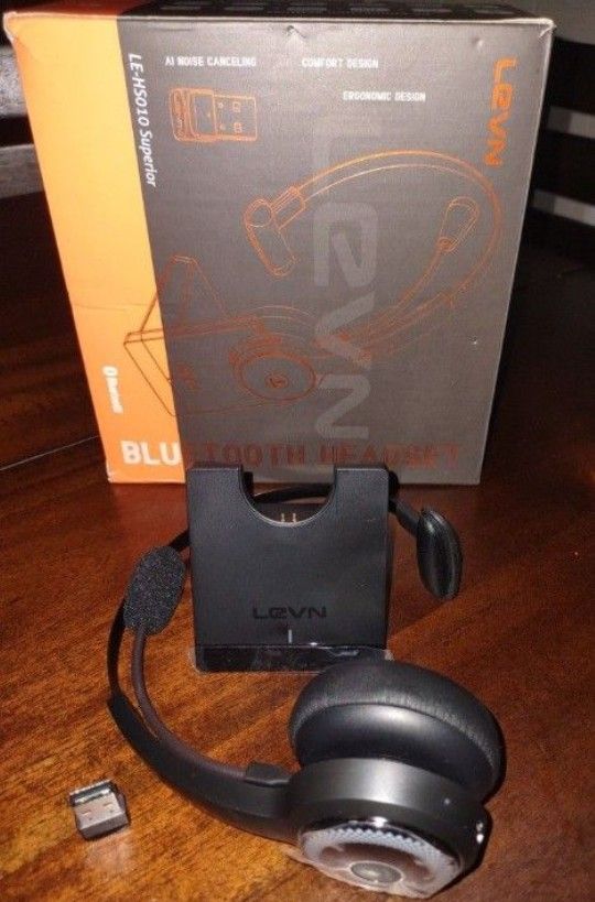 AI Noise Cancelling Ergonomic Design Bluetooth Headset