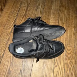 All Black Air Force 1s