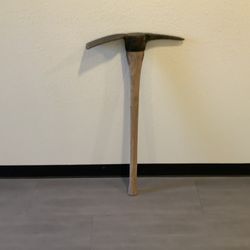 Point on One End Flat Blade On Other. 15 Inch Blade.  34 Inch Long Handle.  $20