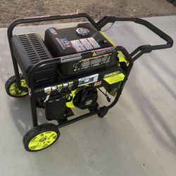Ryobi Generator- 4000 Starting Watts 3400 Running Watts