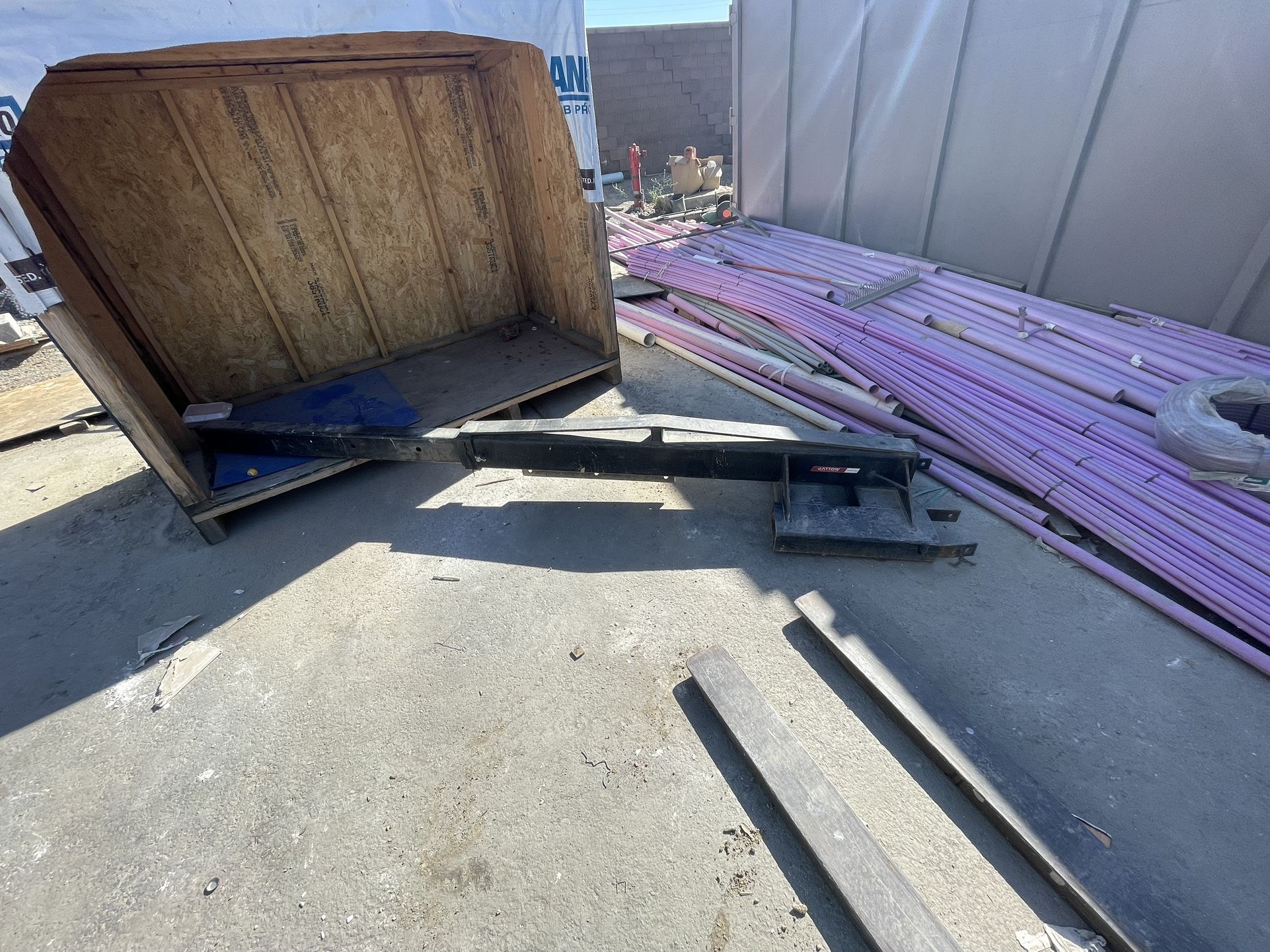 Telescoping Forklift/Gradall Boom Arrow