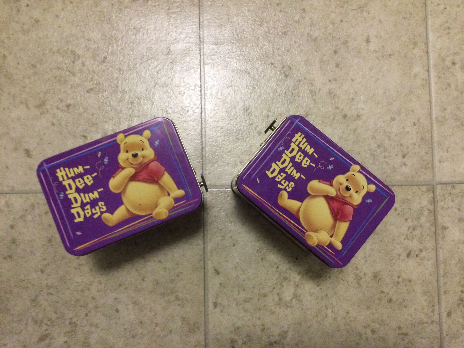 Music Box Vintage Collectible. Disney Winnie the Pooh Tin. Excellent condition. $20