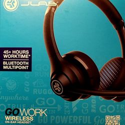 JLab Go Work Wireless On Ear Headset