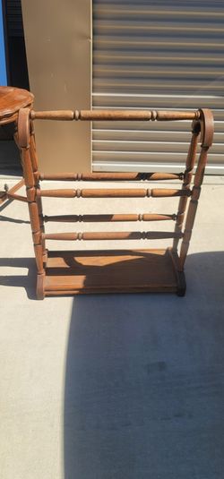 Antique Blanket Holder