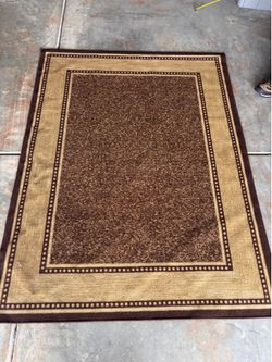 Brown & beige rug