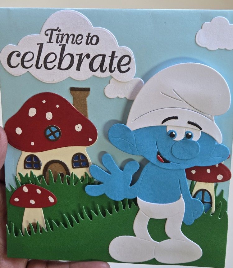 Invitaciones para fiestas infantiles Pitufos
