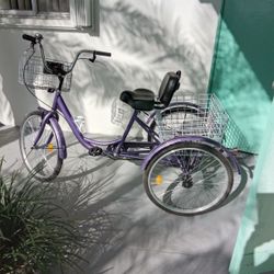 Never Used Adult Tricycle With Locks And Pump