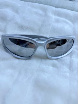 Silver thin glasses