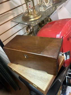 Vintage antique wooden box