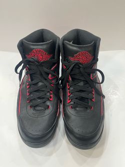 Nike Air Jordan 2 Retro Alternative 87 Black Varsity Red SZ 12