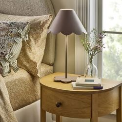 Scallop Shade Metal Table Lamp Purple - Threshold designed with Studio McGee - from Target (Brand New)