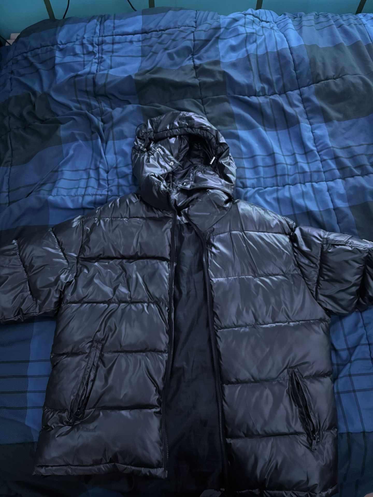 Black Moncler Puffer Coat (Men’s)