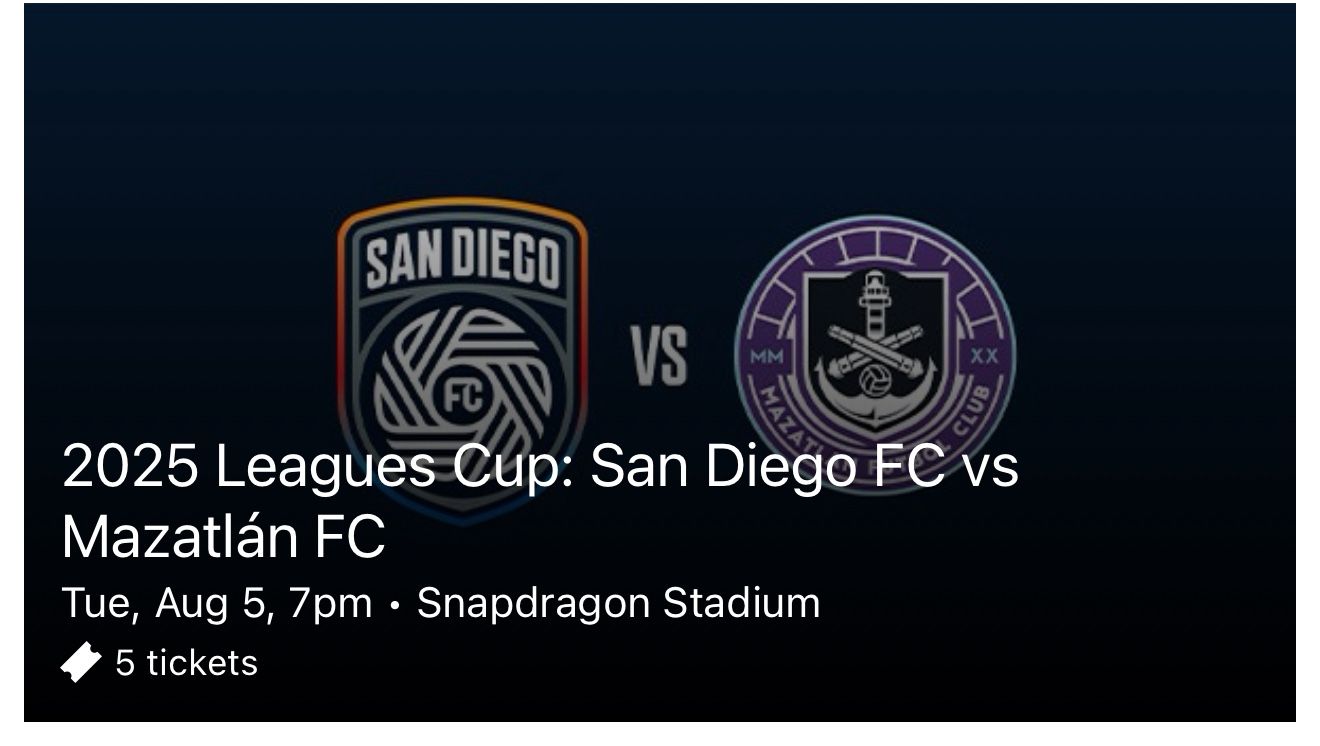 Leagues Cup: SDFC Vs Mazatlán FC