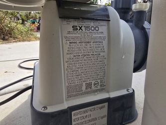 Intex pump and filter SX1500