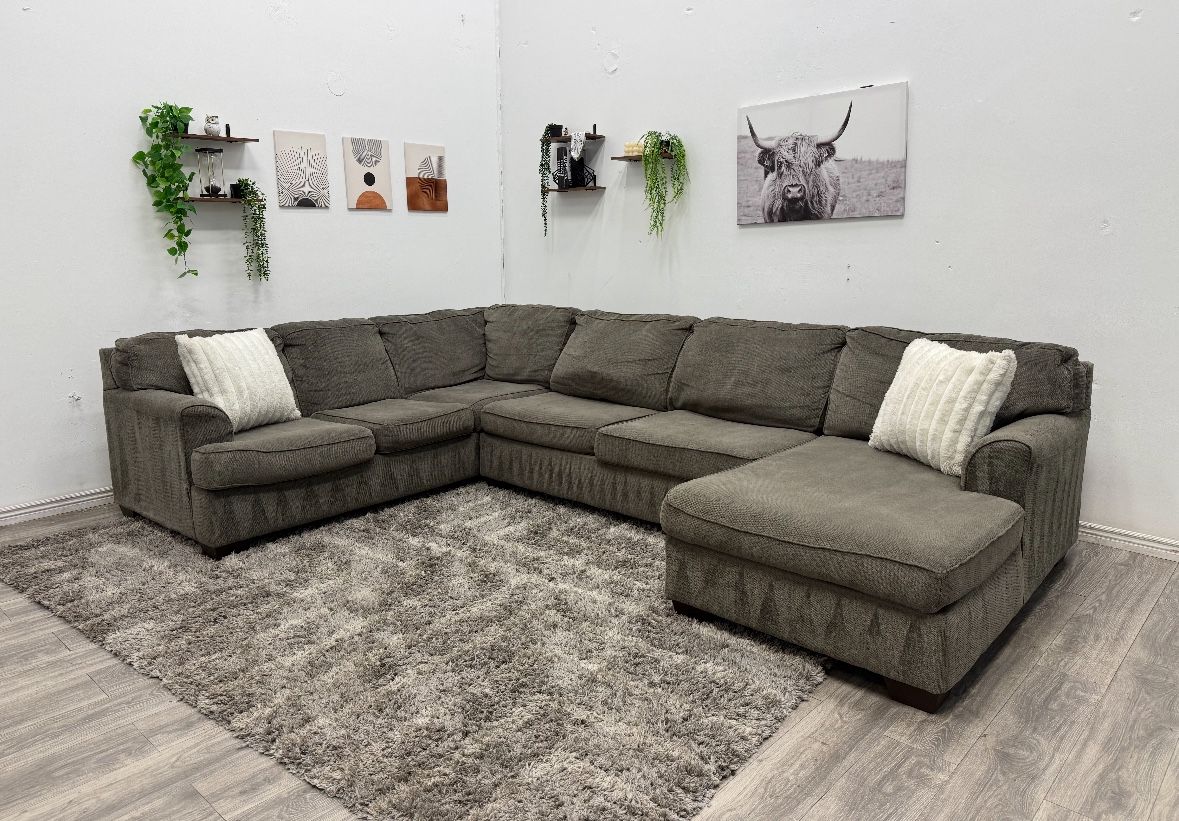 Gray Sectional Couch - Free Delivery 