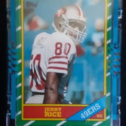 "JERRY RICE ROOKIE CARD"