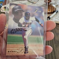 Barry Bonds '94 Fleer Flair '95 Fleer Flair Baseball Cards 