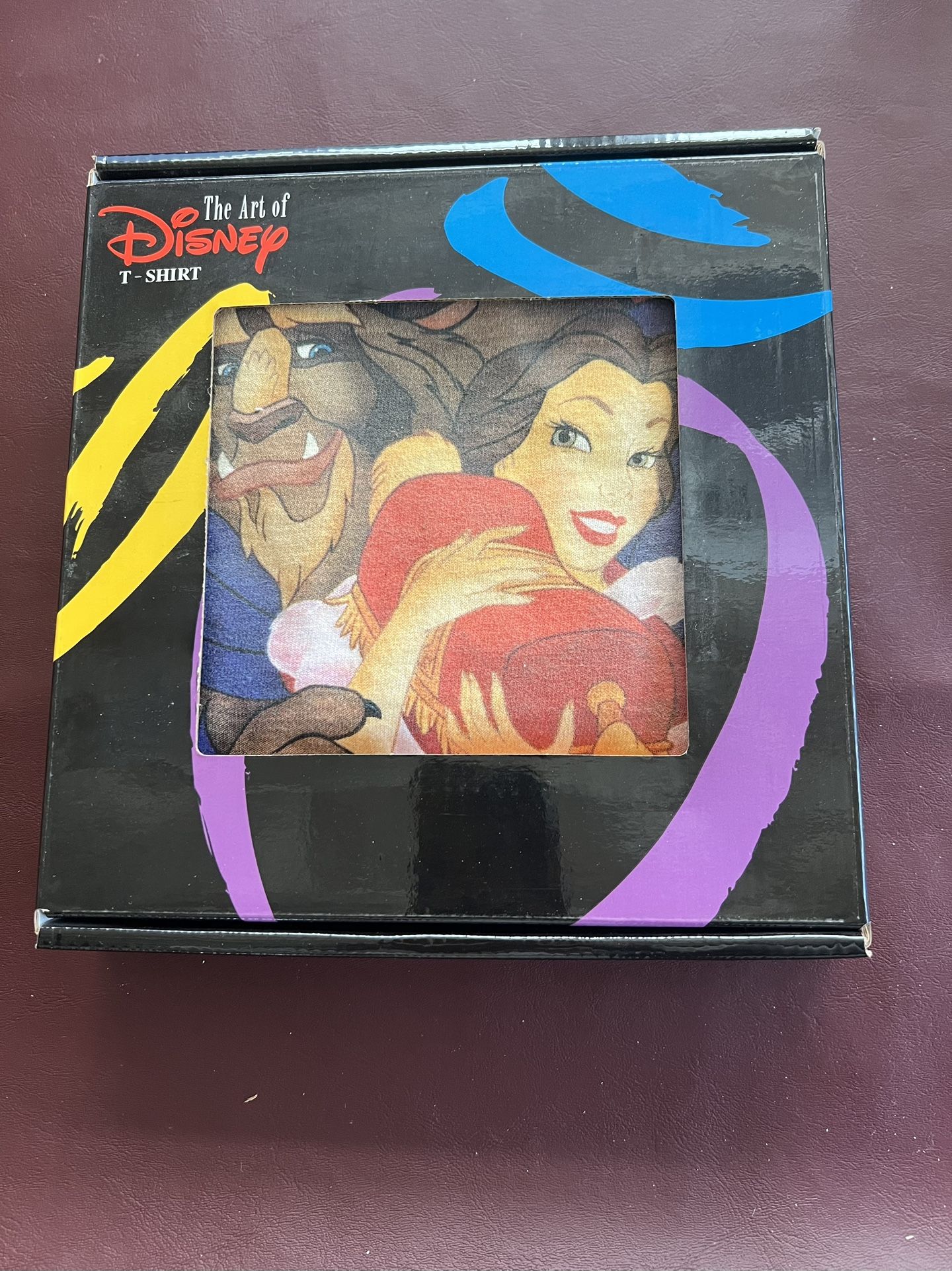 Vintage Art of Disney Beauty and the Beast T Shirt White size M