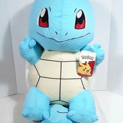 Pokémon SQUIRTLE Plush 23" Stuffed Animal 2020