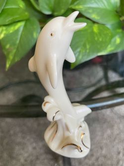 LENOX  Porcelain Dolphin Figurine