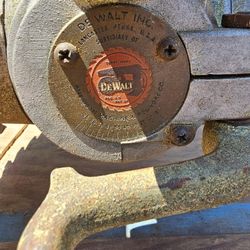 Vintage Dewalt 1954 MCB 20 9" Radial Arm Saw