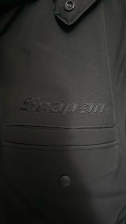 Black Snap On Jacket
