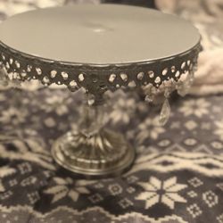  Separate Cake Stands Round Metal
