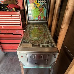 1969 Miss O Pinball Machine