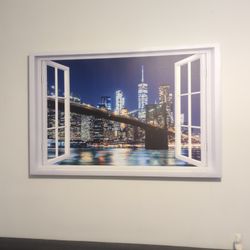 Canvas Photo Brooklyn bridge 