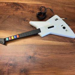 Guitar Hero Xplorer Red Octane Guitar Xbox (contact info removed)5 Wired No Breakaway