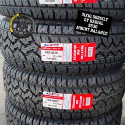 New Tires 31x10.50r15 Gtradial 