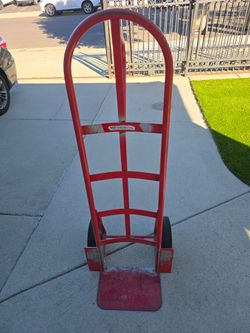 Uline loop handle steel truck/dolly solid wheels