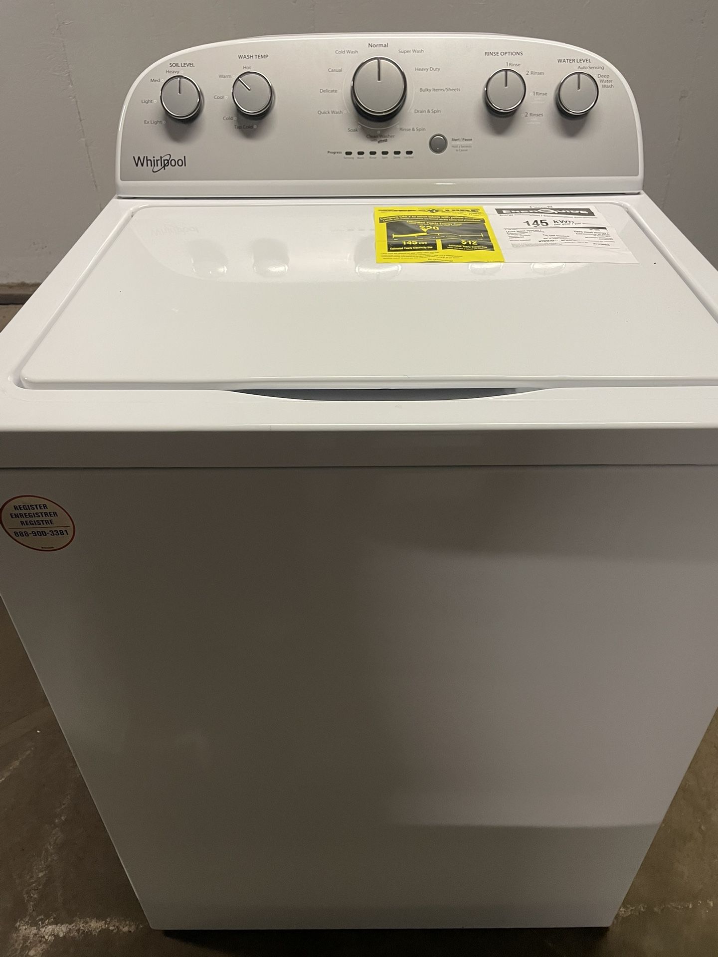 Brand New Whirlpool Washer