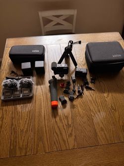 GoPro HERO11 + HERO12 Bundle w/ Accessories & Godox Mics