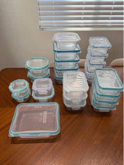 Glass Storage Jars with Airtight Lids – Assorted Sizes