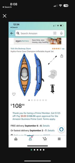 New Bestaway Hydro Force Champion Inflatable Kayak