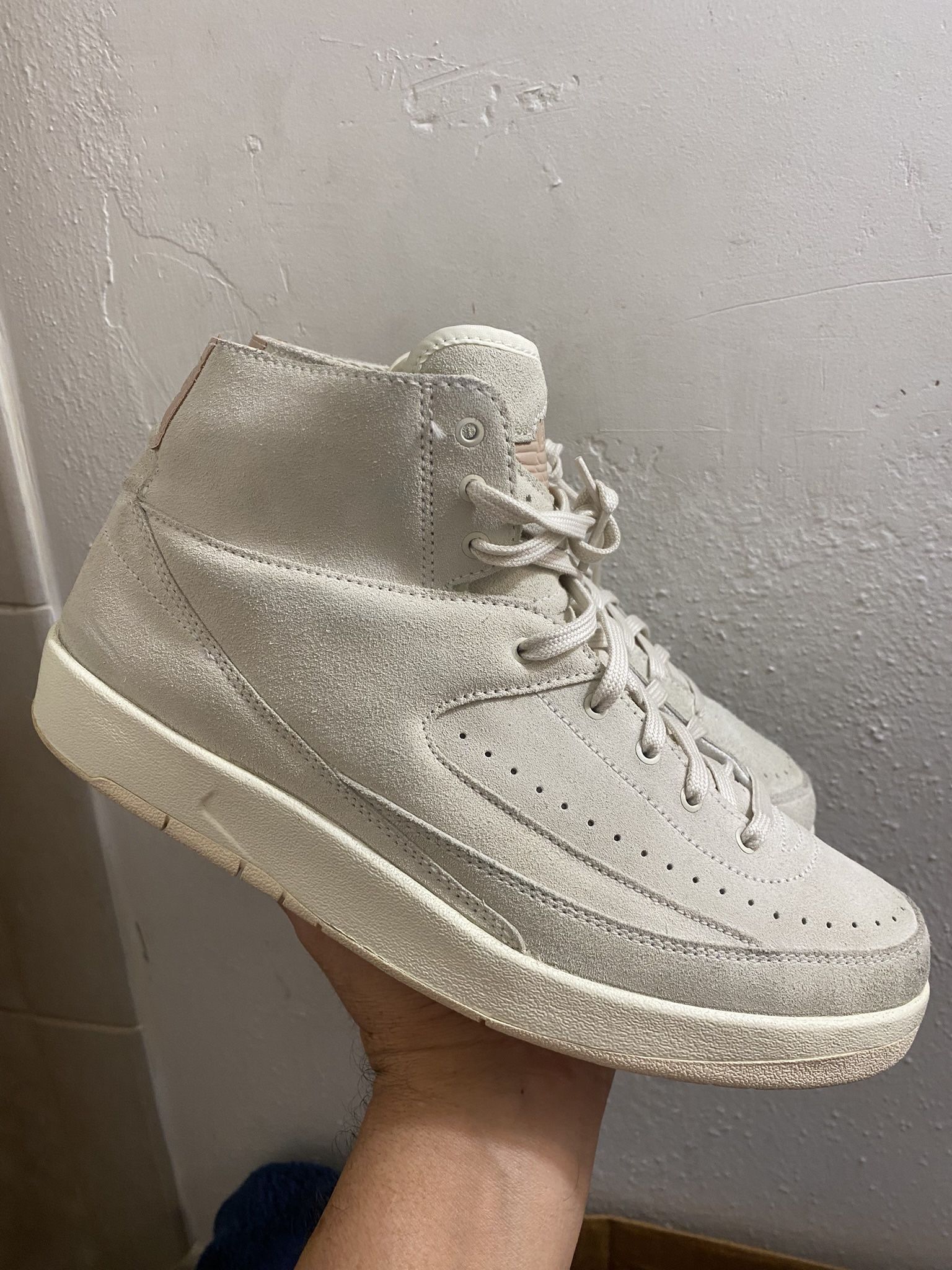 AIR JORDAN 2 Retro Deconstructed Sail Decon Authentic ,Size 9.5 mans