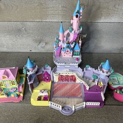 1995 Bluebird Polly Pocket Disney Cinderella Enchanted Castle Nursery Bathtime