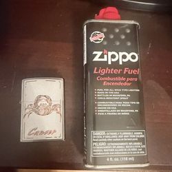 Zippo Lighter W Fluid