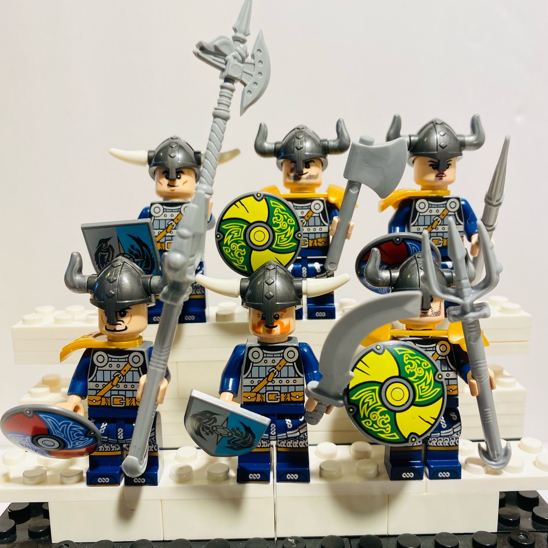 Viking Warriors Minifigures | New Custom Compatible LEGO Toy