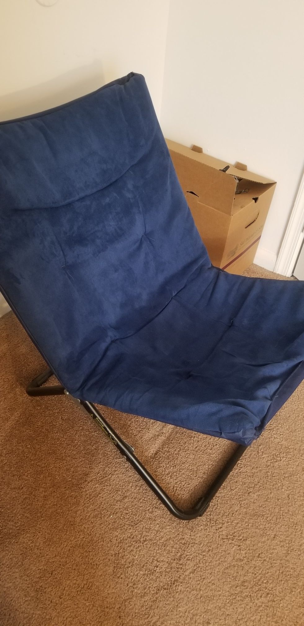 Mainstay Blue Blutterfly Chair