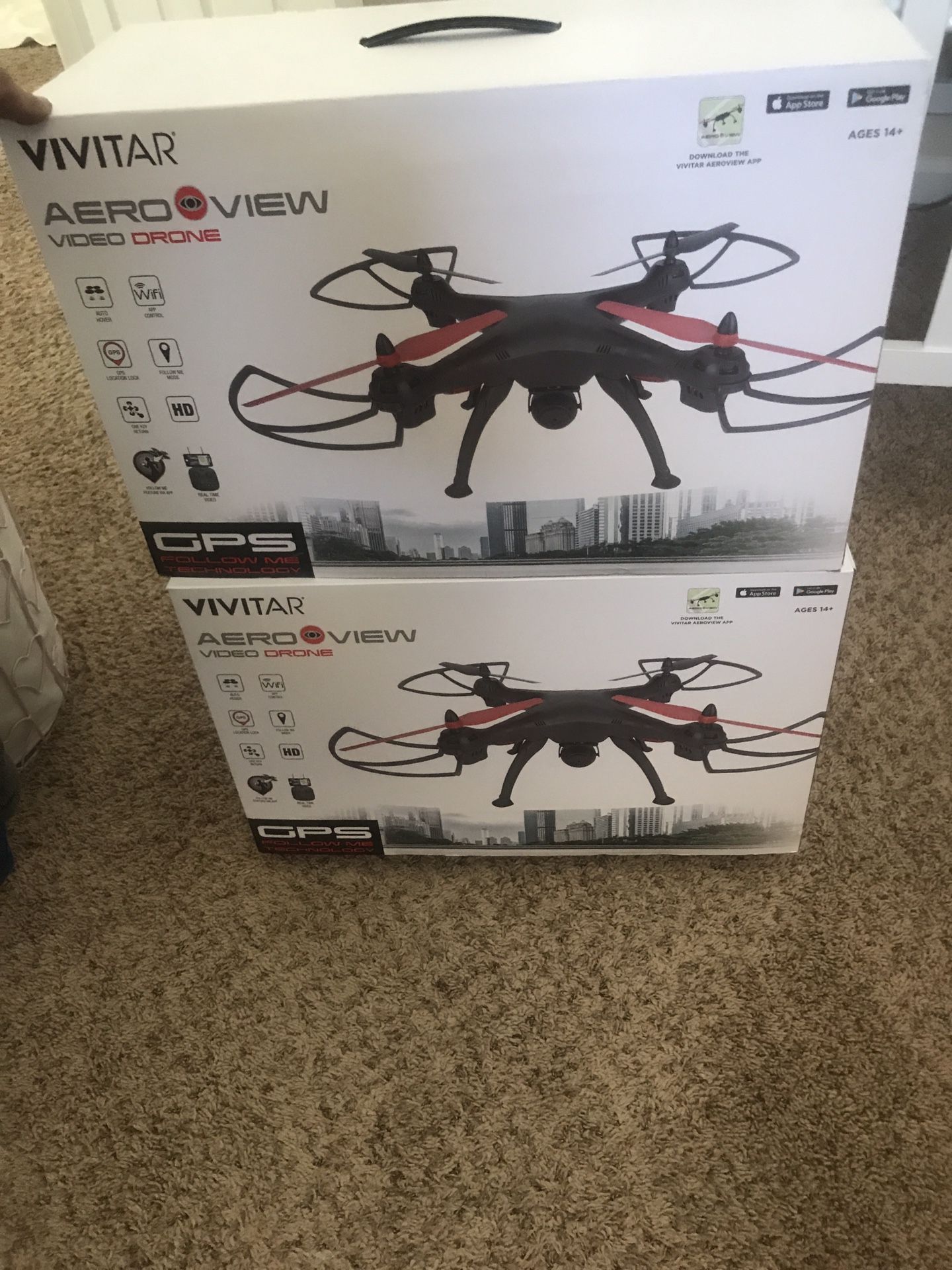 2 brand new drones