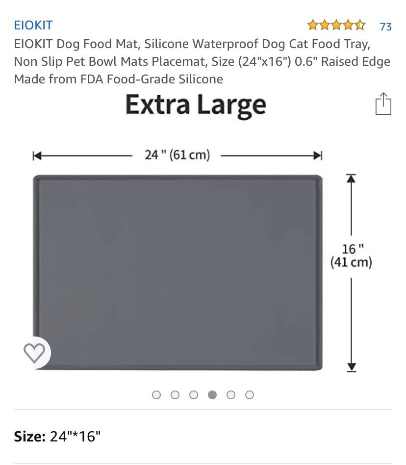 Dog Food Mat
