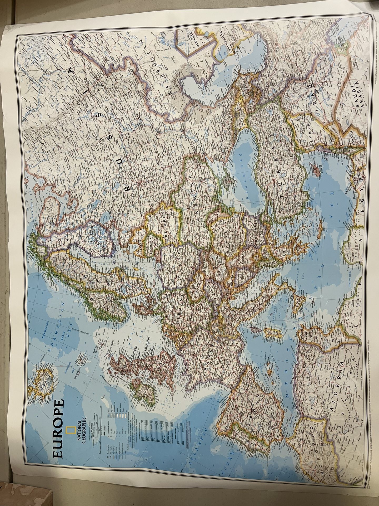 Modern Europe Map